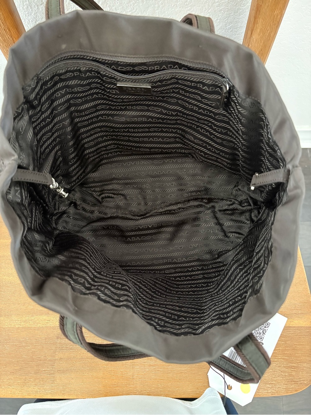 Prada Tessuto Nylon Tote – Brown - Picture 4 of 7